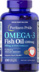 Omega-3 Fish Oil 1200 Mg Supports Heart Health and Healthy Circulation 100 Count