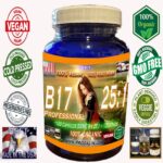 100% Organic Vegan Pollution and Chemical Free New Zealand Vitamin B17 500mgx100