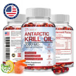 Antarctic Krill Oil -Omega 3 EPA, DHA, Astaxanthin- Brain, Joints & Heart Health