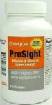 Major Prosight Vitamin & Mineral Supplement High Potency Tablets 120 Each 3 Pack