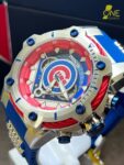 Invicta MLB Chicago Cubs Men Watch SILVER BLUE RED-NEW