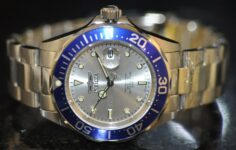 Invicta Men’s Pro Diver Silver Dial Stainless Steel Watch 14123