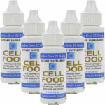 5 x Cellfood Liquid Concentrate 1 fl oz FRESH MADE IN USA FREE SHIPPING