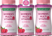 3 Pack Women’s Multi Vitamin 240 Gummies 3×80 50mg Collagen Optimal Woman Health