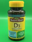 Nature Made Maximum Strength Vitamin D3 10000 IU (250 Mcg), 60 softgels OCT 2025