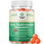 Sugar Free Gummy Vitamins for Teen Girls & Boys 12-17 Year Olds Immunity Energy