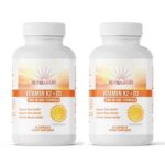 Vitamin K2 + D3, High Strength, Helps Bone Health and Healthy Muscles – 120 Caps