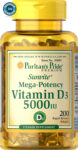 Puritan’S Pride Vitamin D3 5,000 IU Bolsters Immunity for Immune System Support