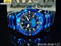 NEW Invicta Men’s 50mm AVIATOR AIRLIFT Chronograph BLUE DIAL Blue Tone SS Watch