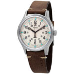 Timex MK1 Quartz Beige Dial Brown Leather Men’s Watch TW2R96800