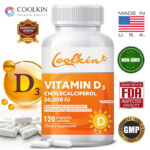 Vitamin D3 Cholecalciferol 50,000 IU – Strong Bones, Teeth and Muscle Function