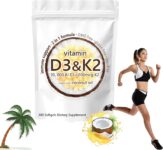 Vitamin D3 K2 Supplement Softgels 300 capsules~USA