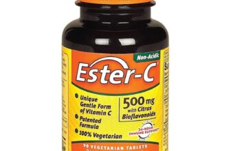 American Health Ester-C with Citrus Bioflavonoids 500 mg 90 Veg Tabs