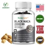 Black Maca 20000mg -Testosterone Booster, Muscle Health, Supports Desire Stamina