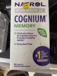 Natrol Cognium MEMORY Brain Health 60 Tablets Expiration: 2025 #308