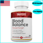 Blood Balance Advanced Formula Cholesterol Blood Sugar Lower Support Supplement