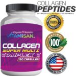 Premium Collagen Peptides 1500 MG Hydrolyzed Anti-Aging (Types I,II,III,V,X) 120