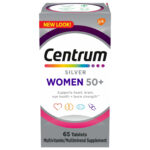 Centrum Silver Womens 50 Plus Vitamins, Multivitamin Supplement, 65 Count