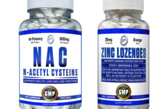 N-ACETYL-L-CYSTEINE NAC 600 mg 100 Capsules +Chewable Zinc Lozenges 25mg 100 Tab