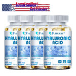 Hyaluronic Acid 850mg 60 Capsules 30 mg of Vitamin C For Joint and Skin Health