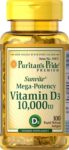 D3 10000 IU VITAMIN  ✅ PURITAN’S PRIDE ✅ Health Immune System Support✅ 100 Count