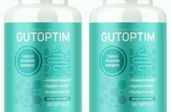 (2 Pack) Gutoptim Advanced Gut Health Pills to Support Digestion & Bloating