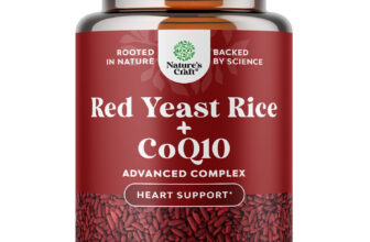 Red Yeast Rice with CoQ10 Supplement – Extra Strength Heart Health Citrinin-Free