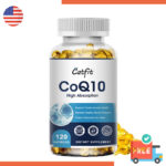 120 Pills CoQ10 Coenzyme Q10 Capsules Support Heart Health Cardiovascular Health