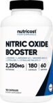 Nutricost Nitric Oxide Booster 750mg, 180 Capsules, 60 Servings With Fast Ship.