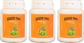 HealthTone Health Tone Herbal Weight Gain Capsules 3 X 90 CAPS WITH SEALED BOX