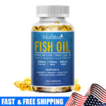 3600mg Omega 3 Fish Oil Capsules 3x Strength EPA & DHA, Highest Potency 120Pills