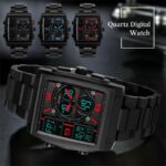 Waterproof Men’s LED Digital Watch Quartz Analog Army Military Sport Wristwatch