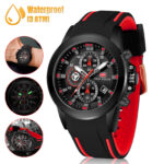 Men’s Military Watch Sport Chronograph Quartz Analog Reloj De Hombre Wristwatch