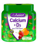 BRAND NEW Vitafusion Calcium + D3 ( 2 x 100 = 200 Gummies)