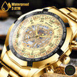 Waterproof Men Luminous Watch Stainless Steel Quartz Classic Business Wristwatch