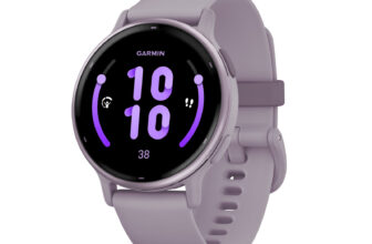 Garmin vvoactive 5 GPS Smartwatch (Metallic Orchid/Orchid)
