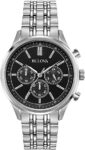 Bulova Men’s Quartz Chronograph Multi Dial Stainless Steel Watch 42MM 96A211