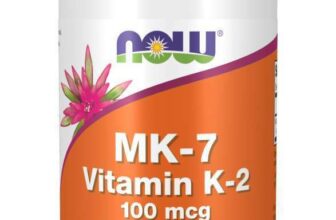 NOW Foods Vitamin K-2/MK-7 100mcg 120 Caps Bone Health FREE SHIP! 03/2025EXP