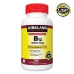 Kirkland Signature Vitamin B-12 Quick Dissolve 5000 mcg 300 Cherry Tabs EXP.2027