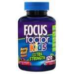 Focus Factor Kids Extra Strength 120 Chewables for Brain Health Support 9/30/24