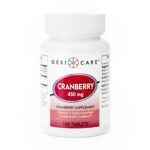 Gericare CRANBERRY 450MG Tablets, Helps Urinary Tract Health, 100 Per Bottle