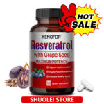 Resveratrol with Grape Seed-Supports Heart Health Anti-Aging DIETARY support USA