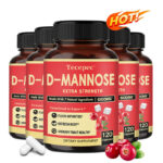 D-Mannose Capsules 6100mg with Cranberry UTI Support & Cleanse, Bladder Health