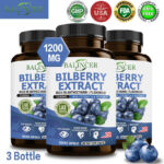 Bilberry Extract Rich in Anthocyanin and Flavonoids1200mg High Strength Eye Care