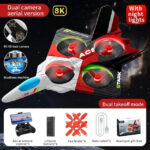 RC Plane Aero Jet Dron Remote Control Airplane 2.4G 8K Dual Camera Fighter Hobby