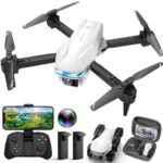 Drones with Camera for Adults 1080P HD Foldable Drone with Carrying Case Dron…