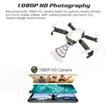 Drone  with Camera HD 1080P Helicopter RC Drone X Pro WIFI FPV Drone