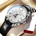 Men,Watch Leather Waterproof Luminous Men’s Quartz Wristwatch Luxury Man Watches