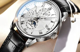 Men,Watch Leather Waterproof Luminous Men’s Quartz Wristwatch Luxury Man Watches