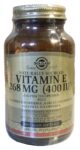 Solgar Vitamin E 268 mcg (400 Iu) 100ct Vegan Softgels Gluten Free(U5)